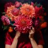 Dahlia Head - AI Art 1