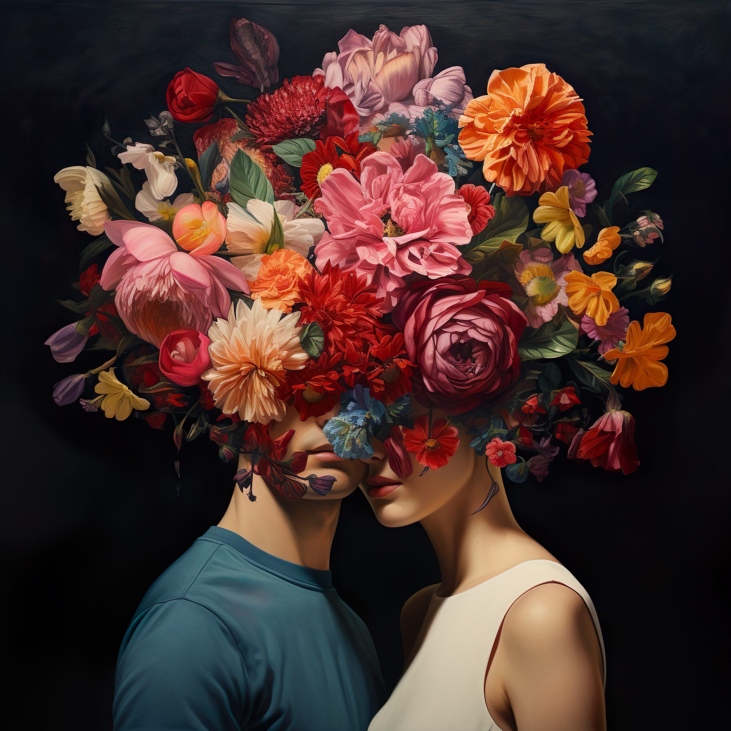 Bouquet of Lovers 2 - AI Art 1