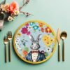 Mr. and Mrs. Rabbit - paper placemats 1