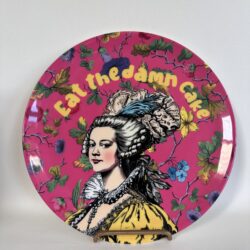 Eat the damn cake – Deco Art Ornament Plates 1