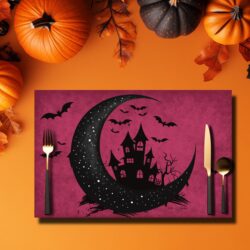 The Haunted House - 25 Paper placemats 1