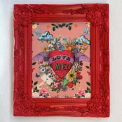 Love Me - Art with frame 1