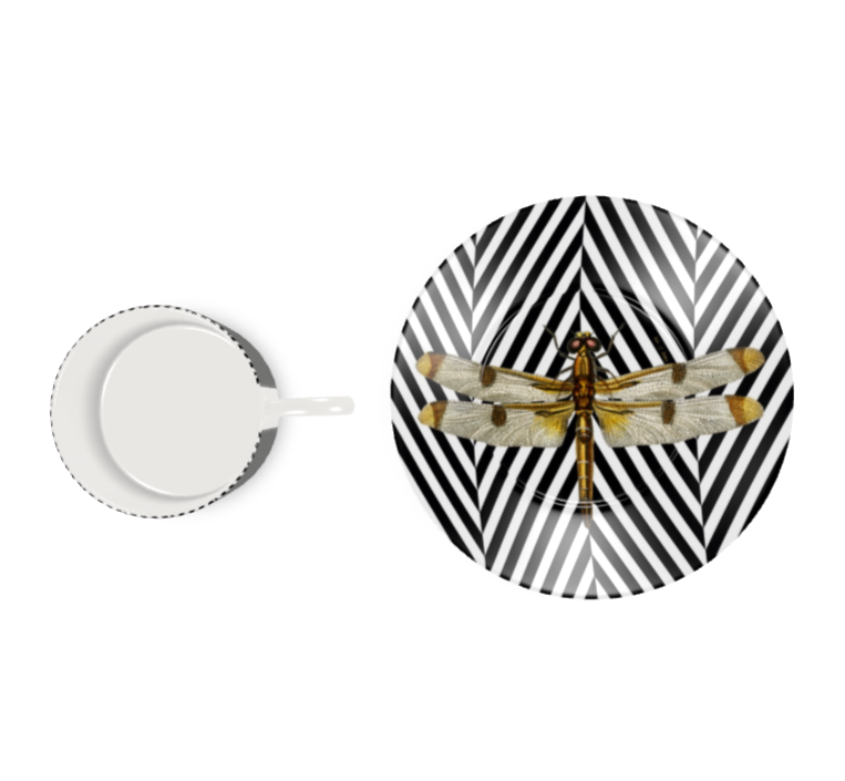 Migration Teacups& Saucers collection Libelula 1
