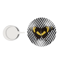 Migration Teacups& Saucers collection Mariposa Amarrilla 1