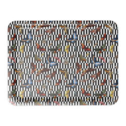 Tray Hand with Butterfly Pattern 1