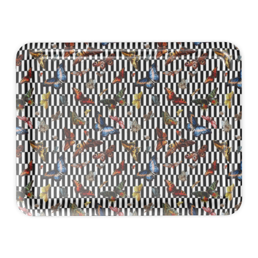 Tray Hand with Butterfly Pattern 1